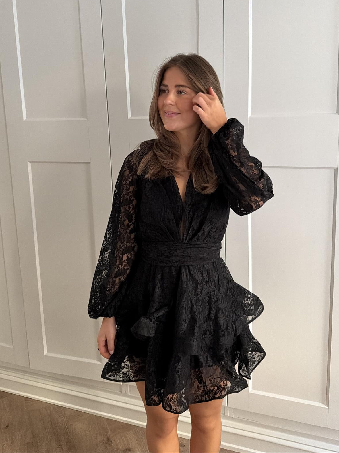 Asya Bedouin Lace Dress - Onyx Treasure - Kjoler