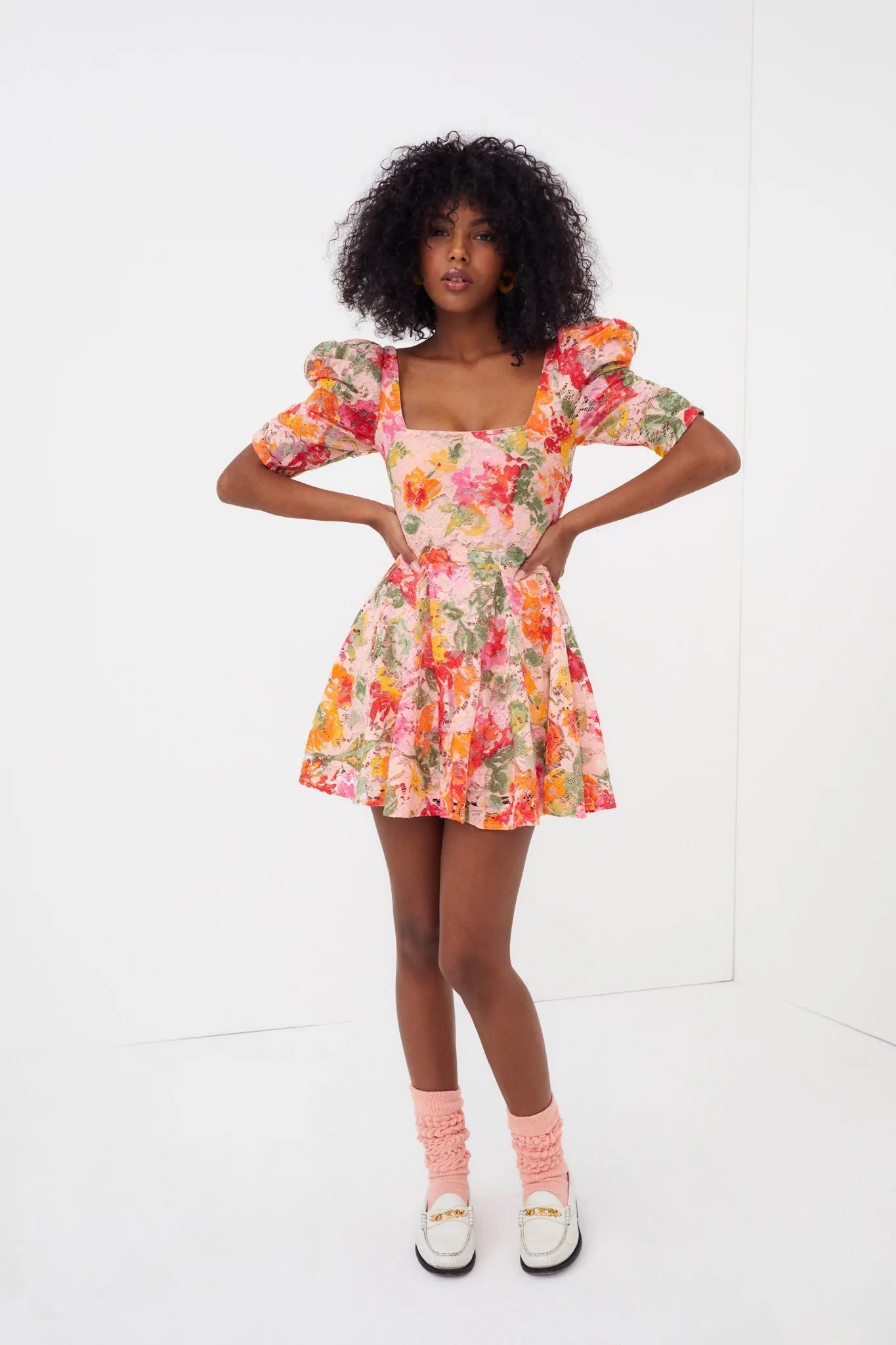 Dascha Puff Sleeve Dress - Kjoler