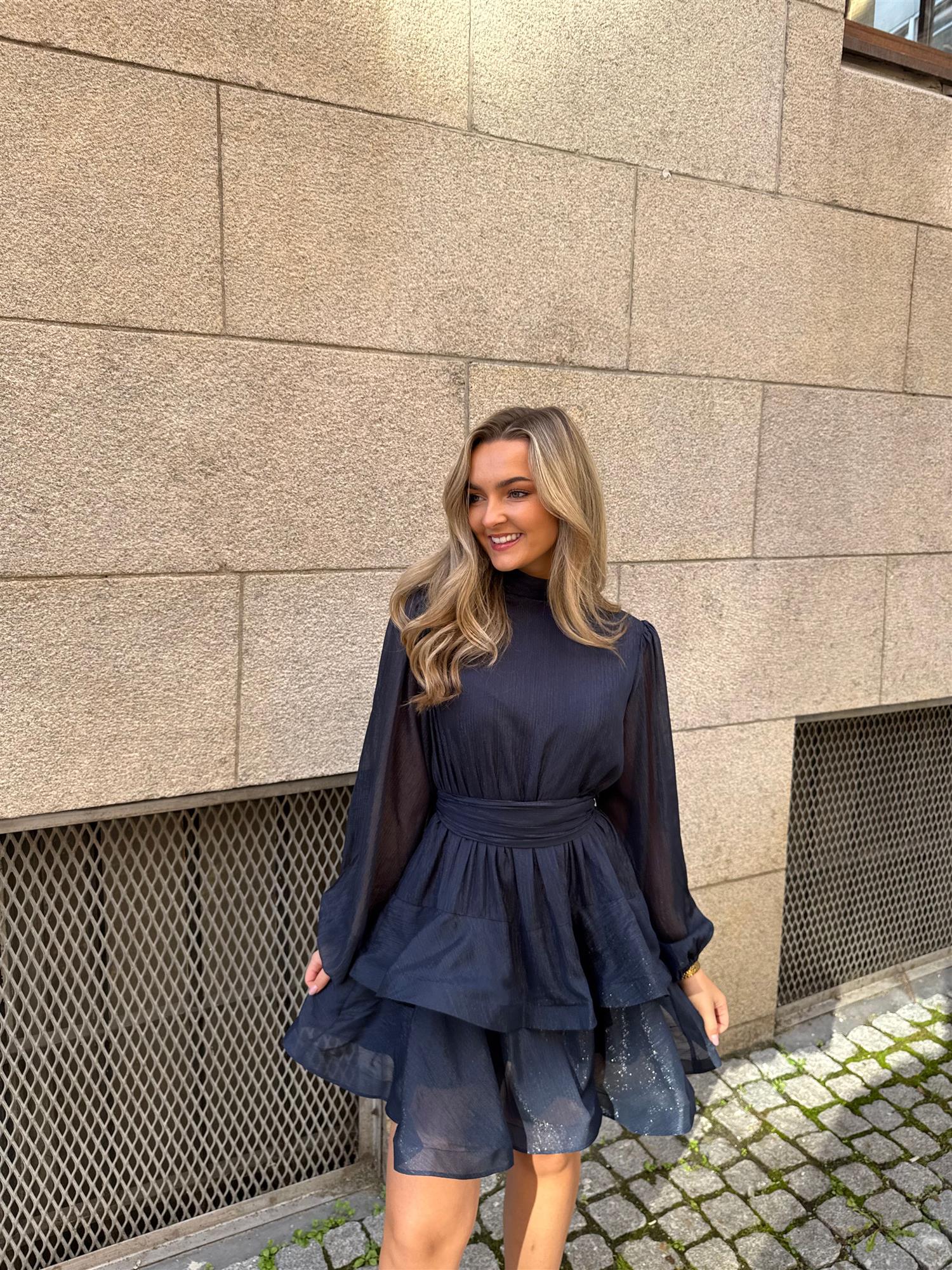 Kelly Minari Dress - Grain Marine - Kjoler