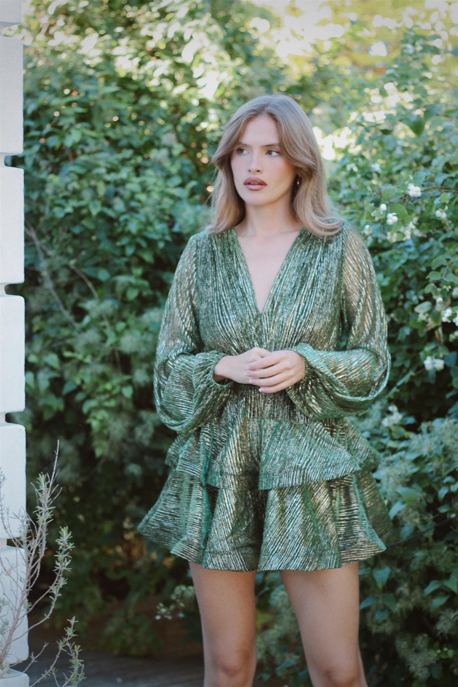 Naia Bedouin Dress - Green Splash - Kjoler