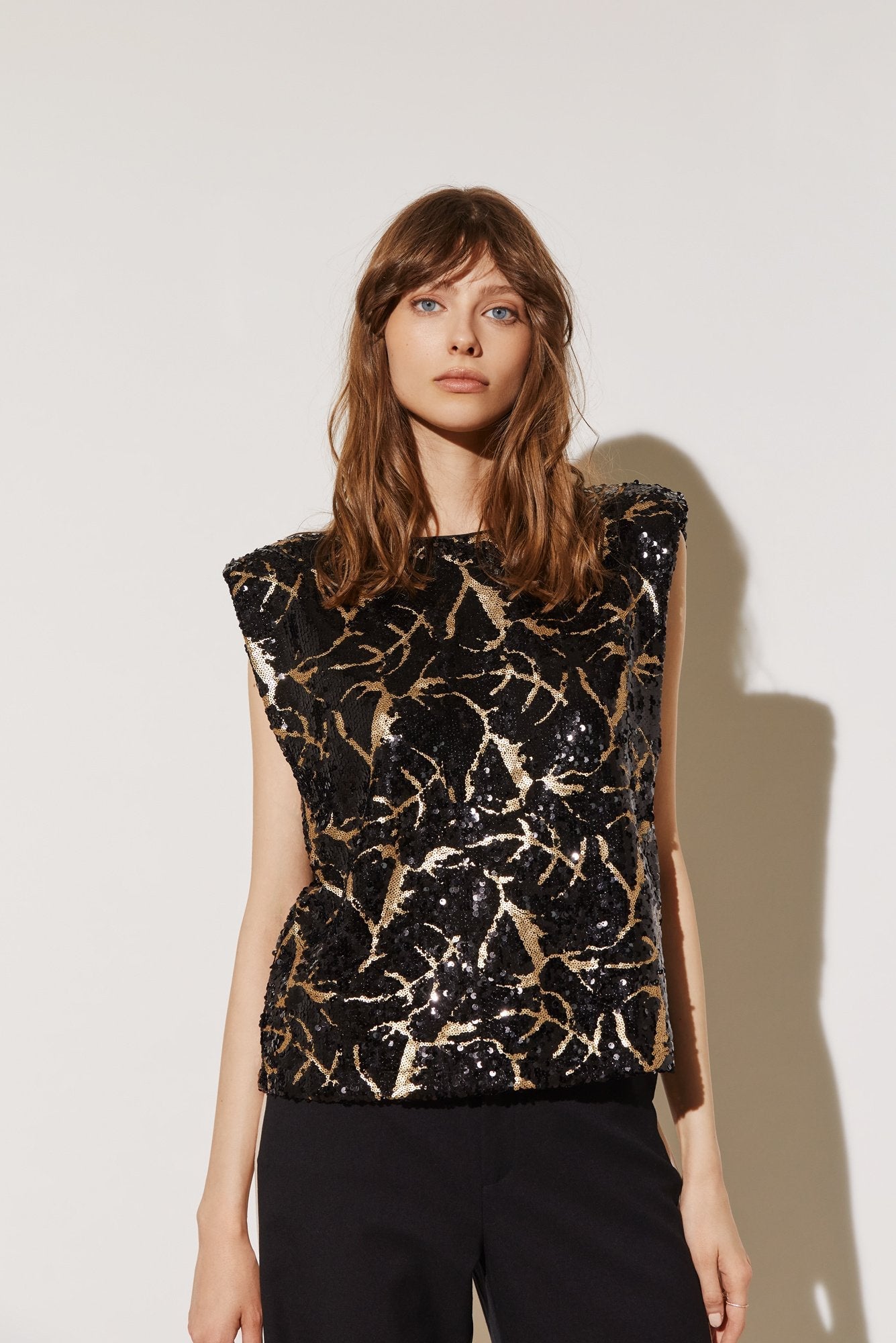 Plum Sequin Top - Topper