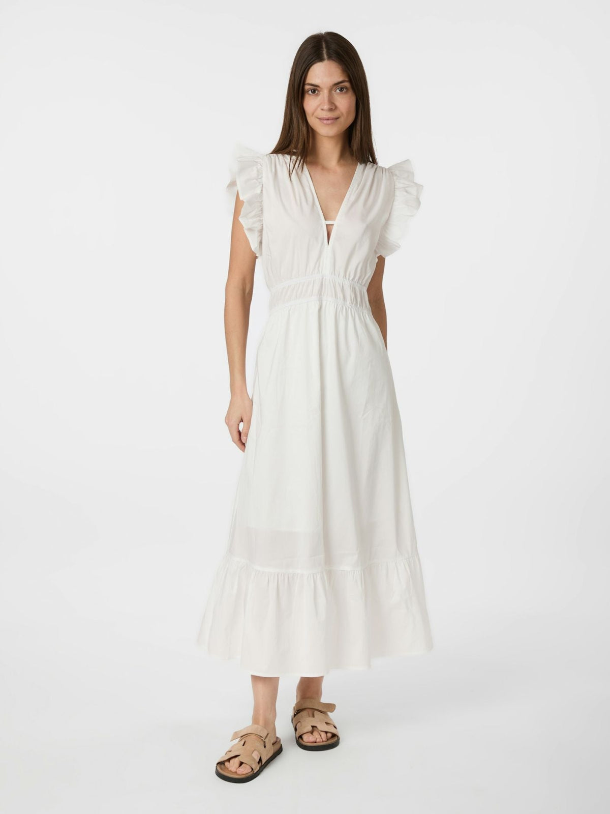 Kleid - Danesusanne Poplin Dress Ocean Blue GEOFLEUR