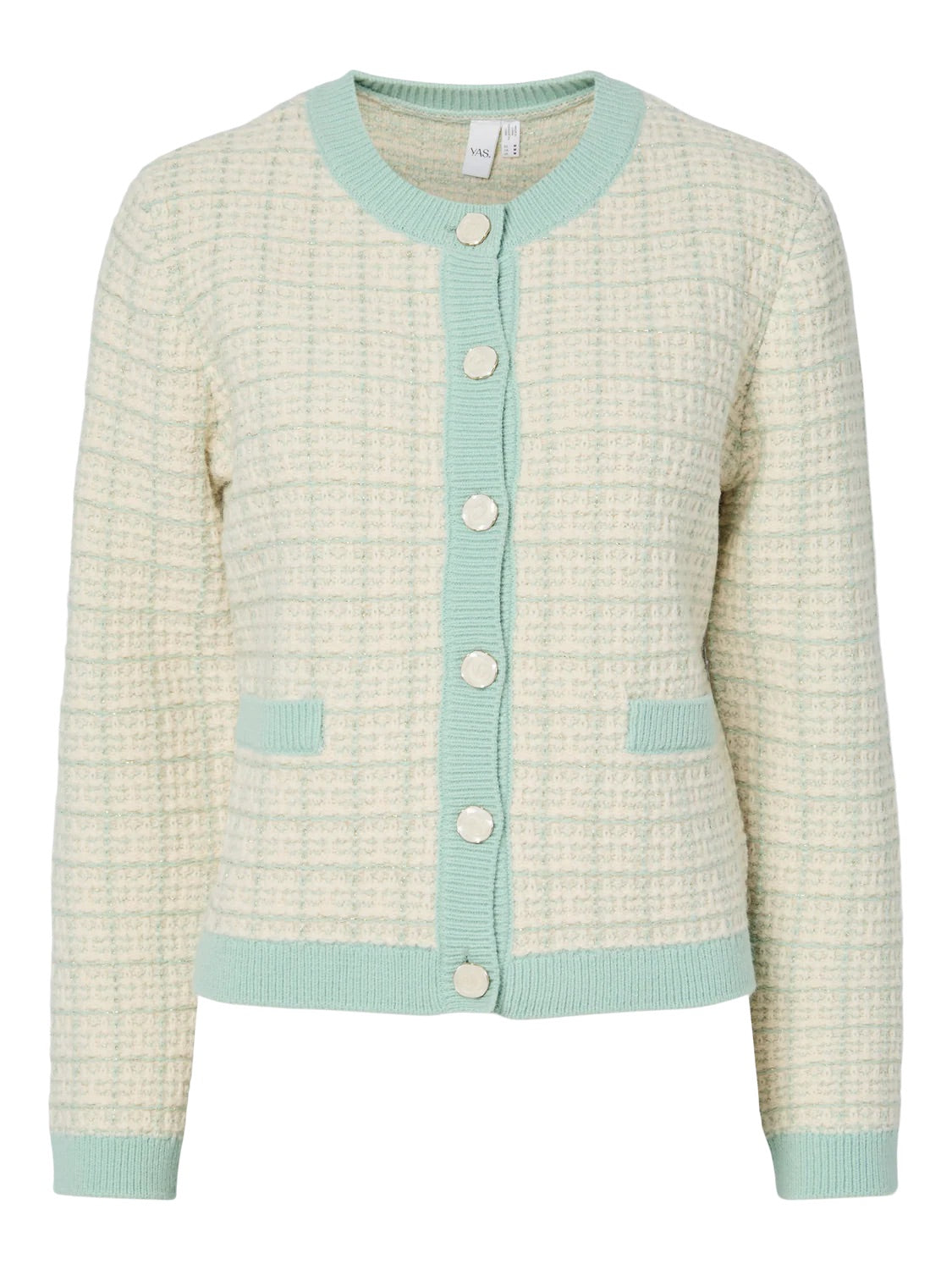 Yaslivia LS Short Knit Cardigan - Overdeler