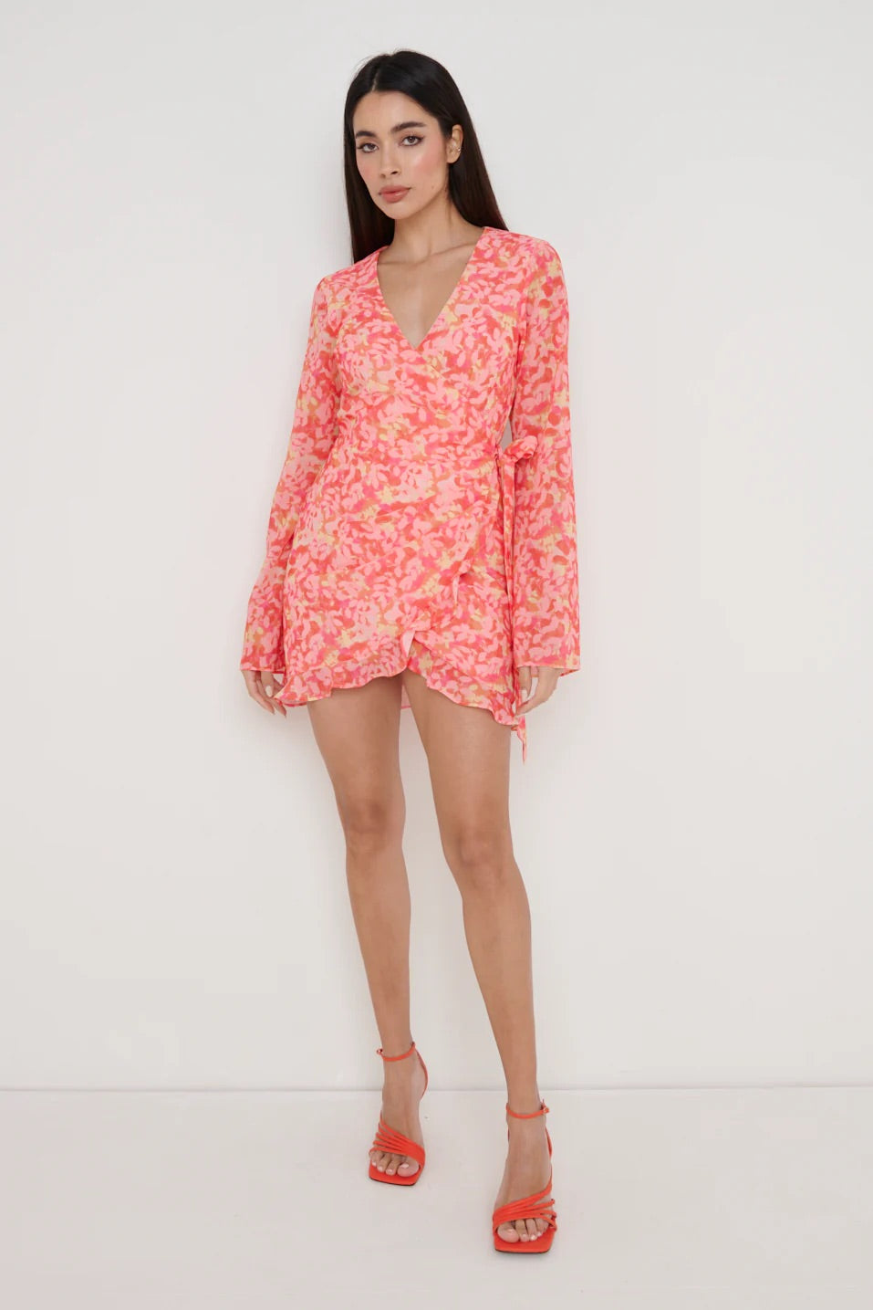 Jessica Wrap Mini Dress