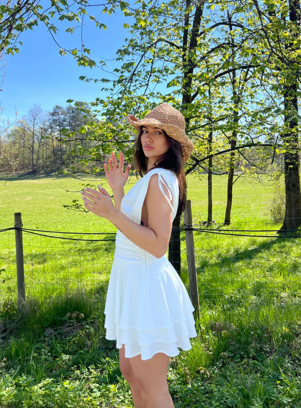 Millie Drape Mini Dress