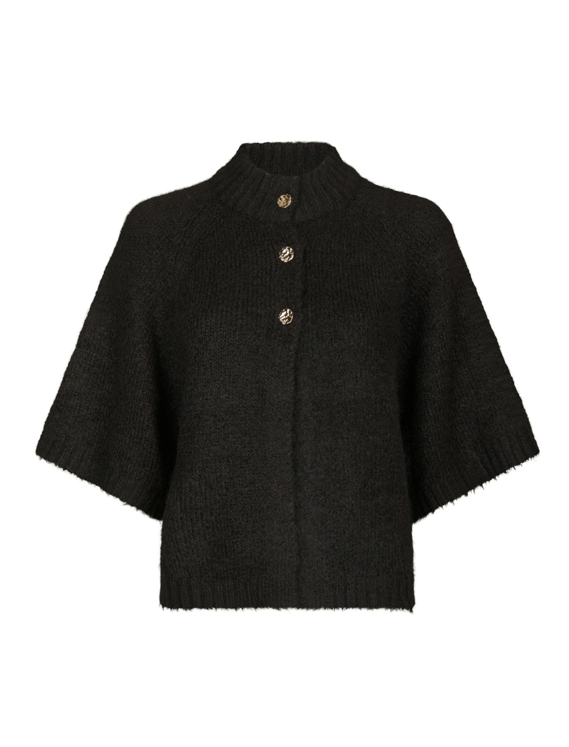 Benuta Fluffy Knit Cardigan - Dark Brown