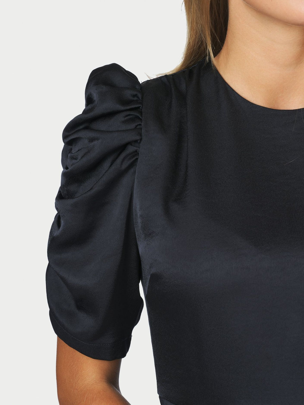 Nanuti Solid Dress - Navy