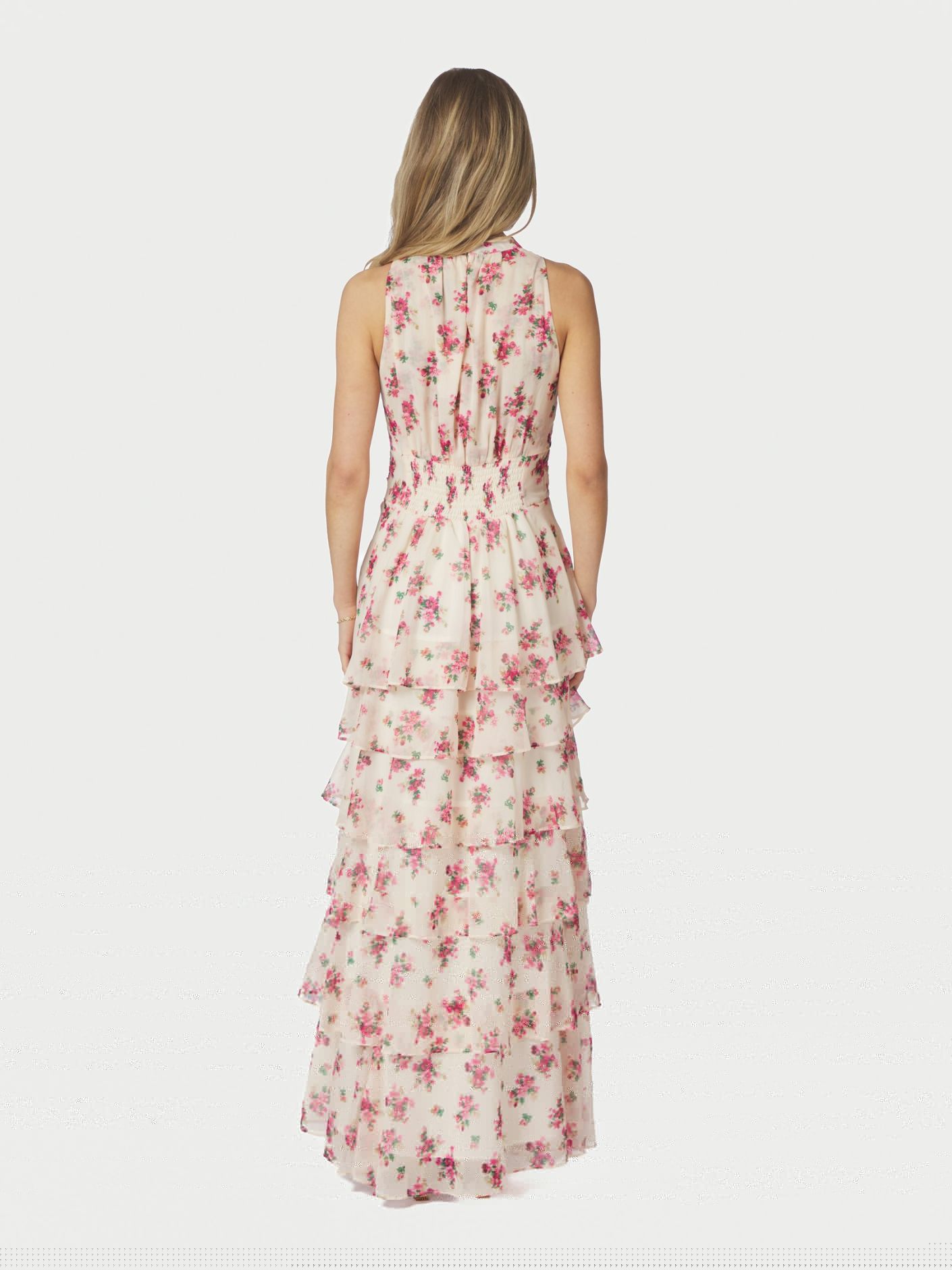 Marli Amazing Chiffon Rose Dress