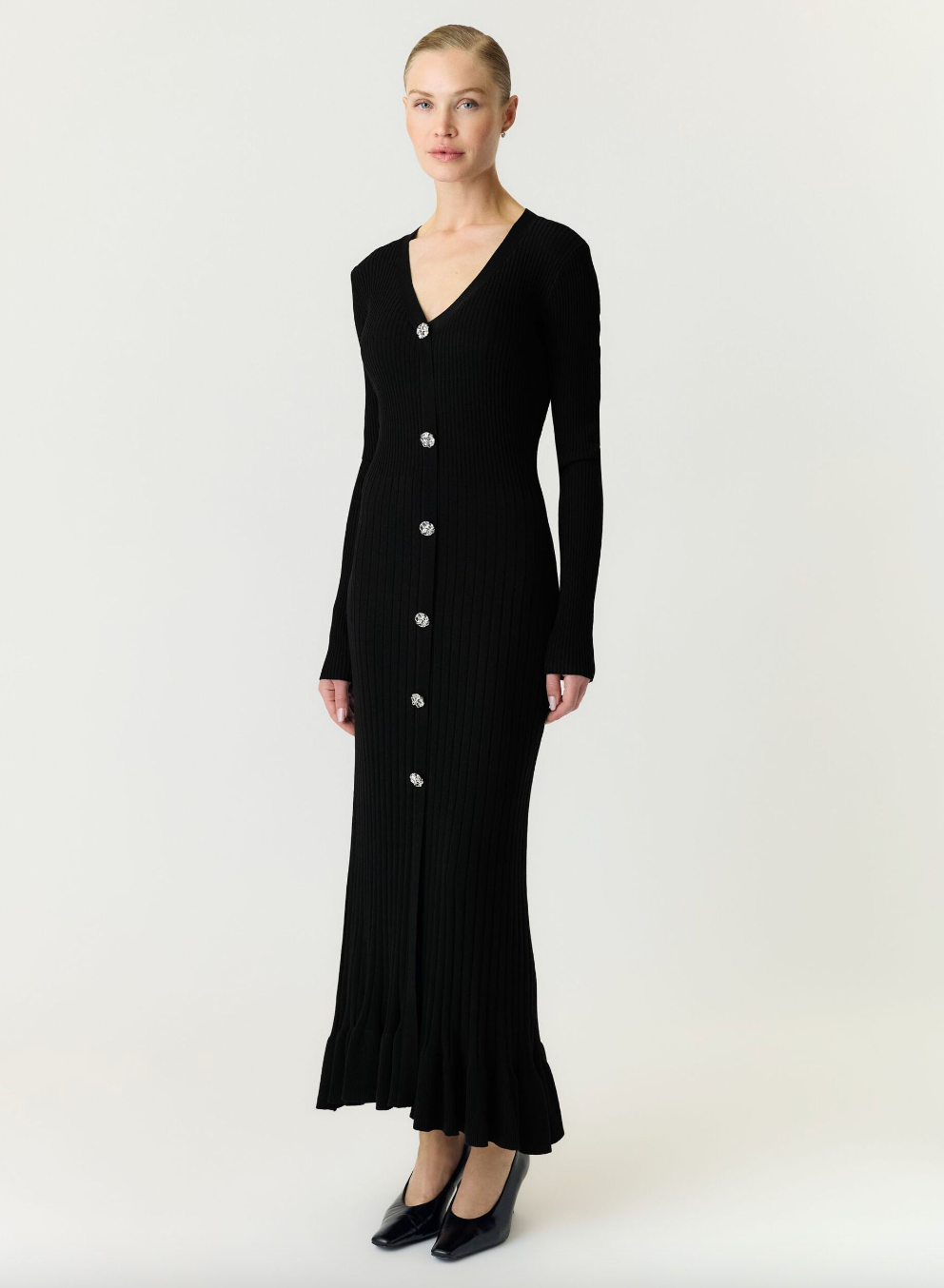 Yasmikla LS Long Knit Dress