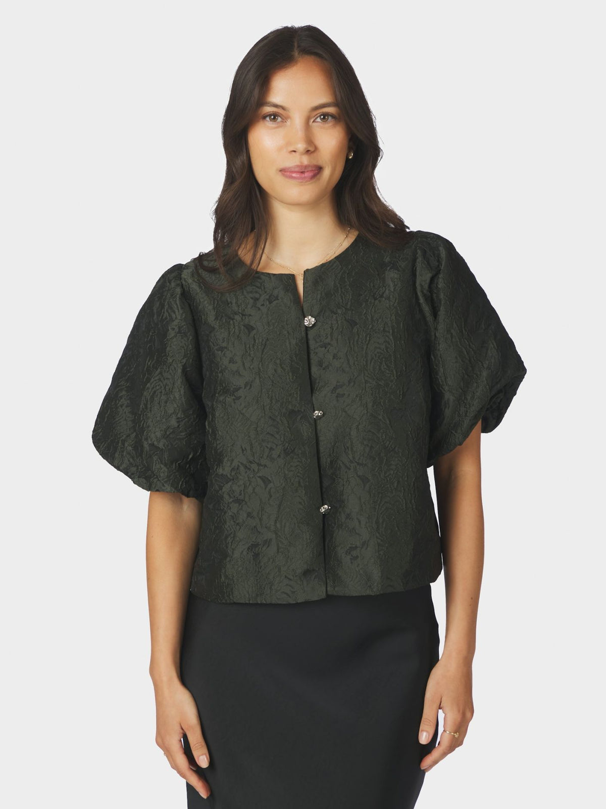 Aisa Soft Brocade Blouse