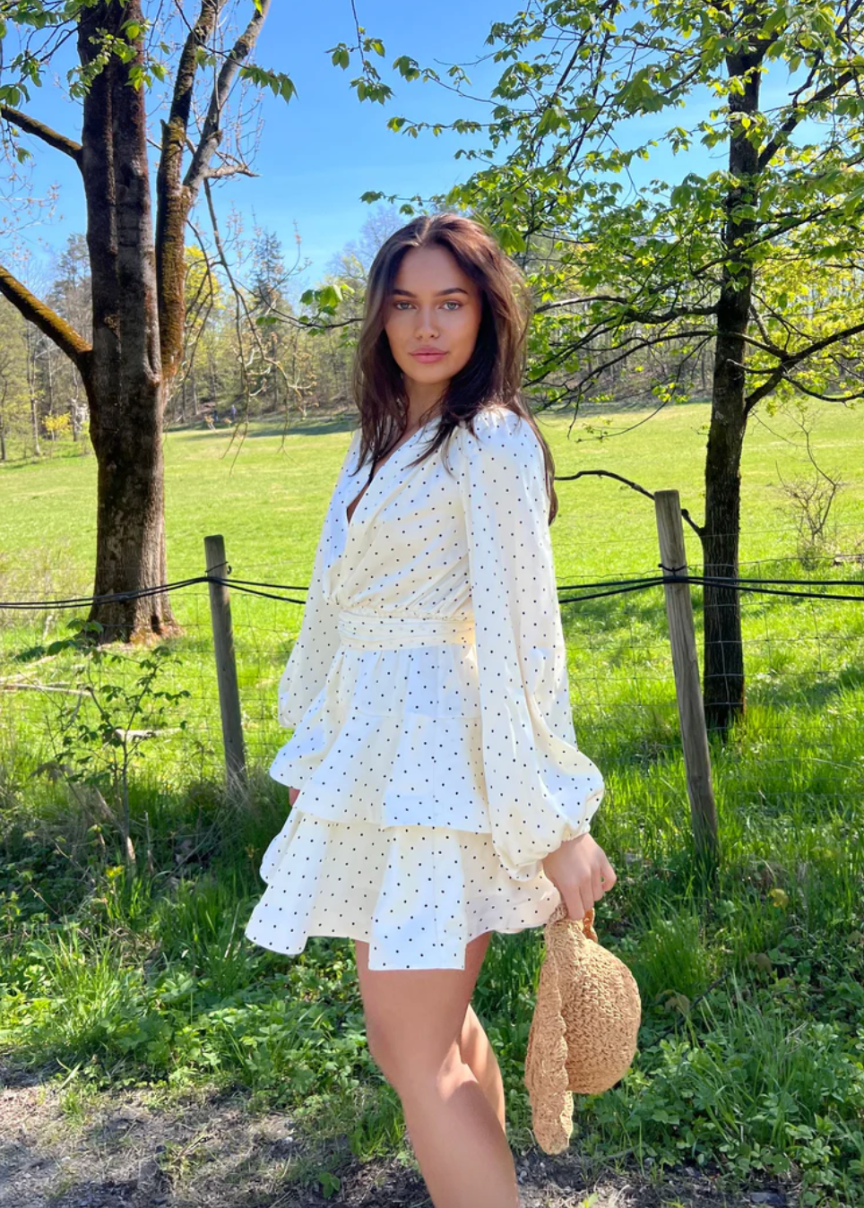 Asya Bedouin Dress - Snow Drop