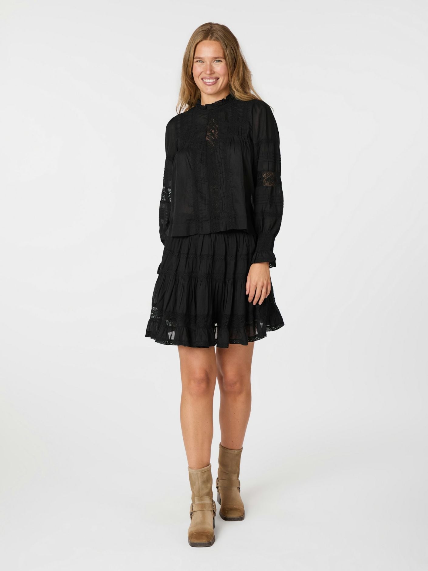 Ebba S Voile Blouse - Overdeler