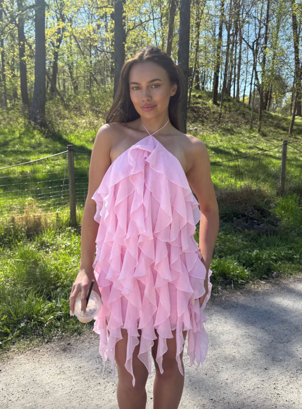 Tiana Mini Ruffle Dress