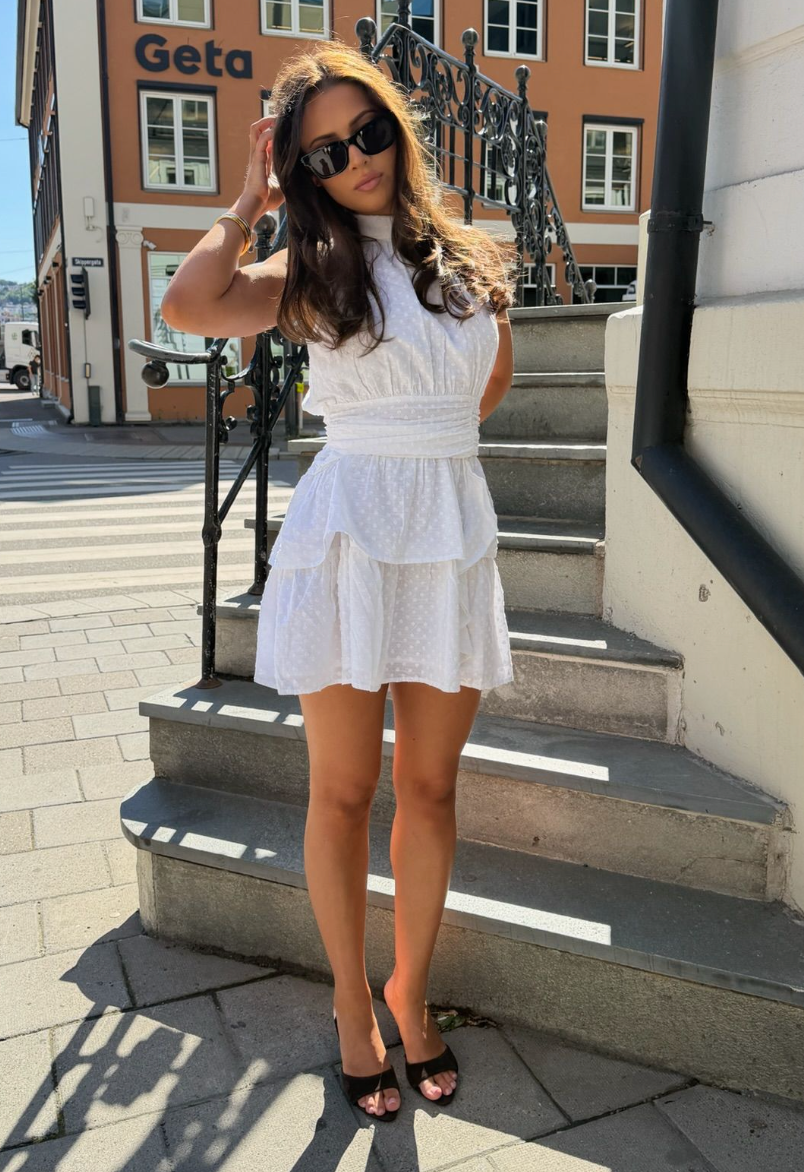 Amaris Dobby Dress