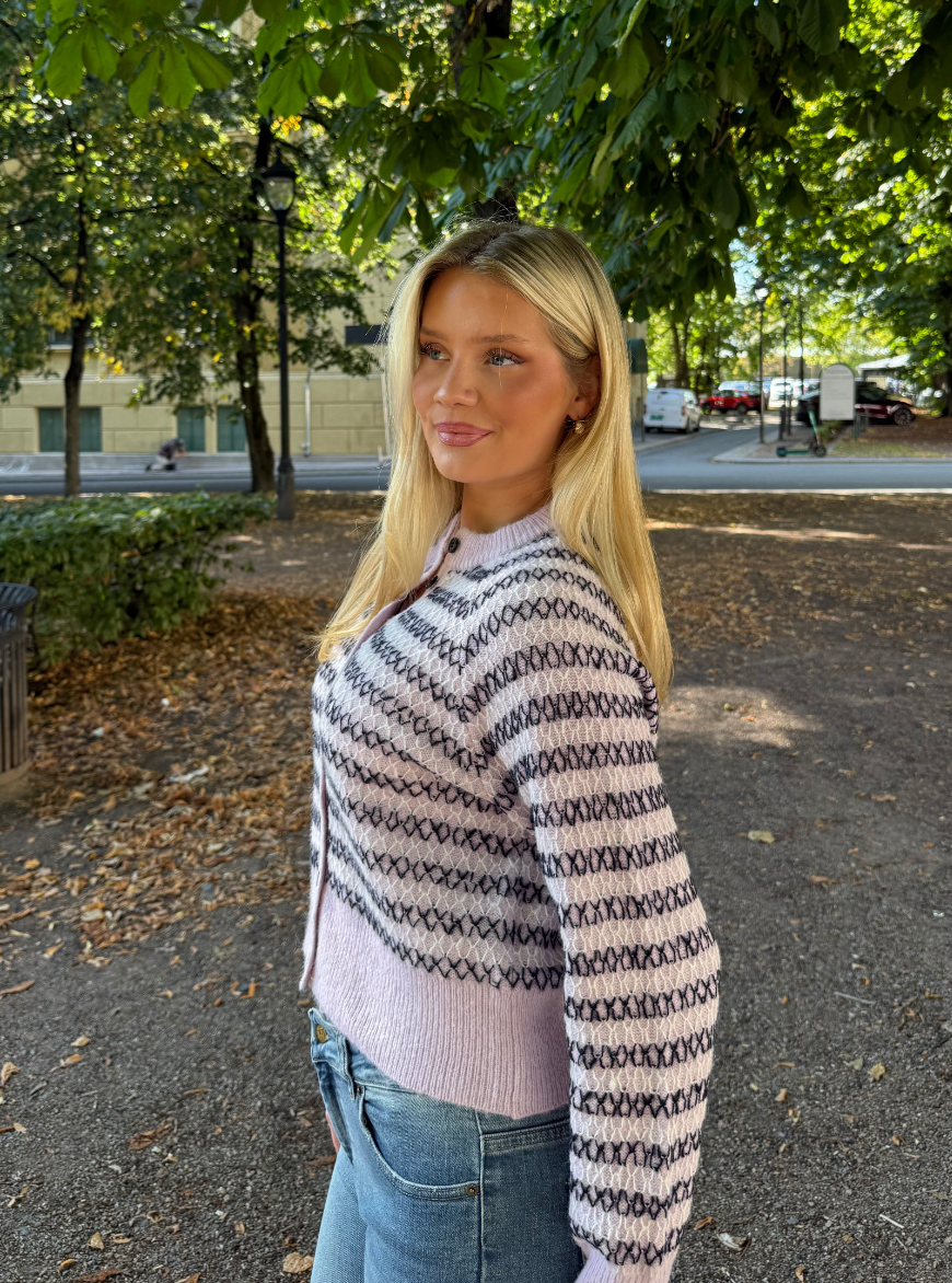 Yasmusa LS Knit Cardigan