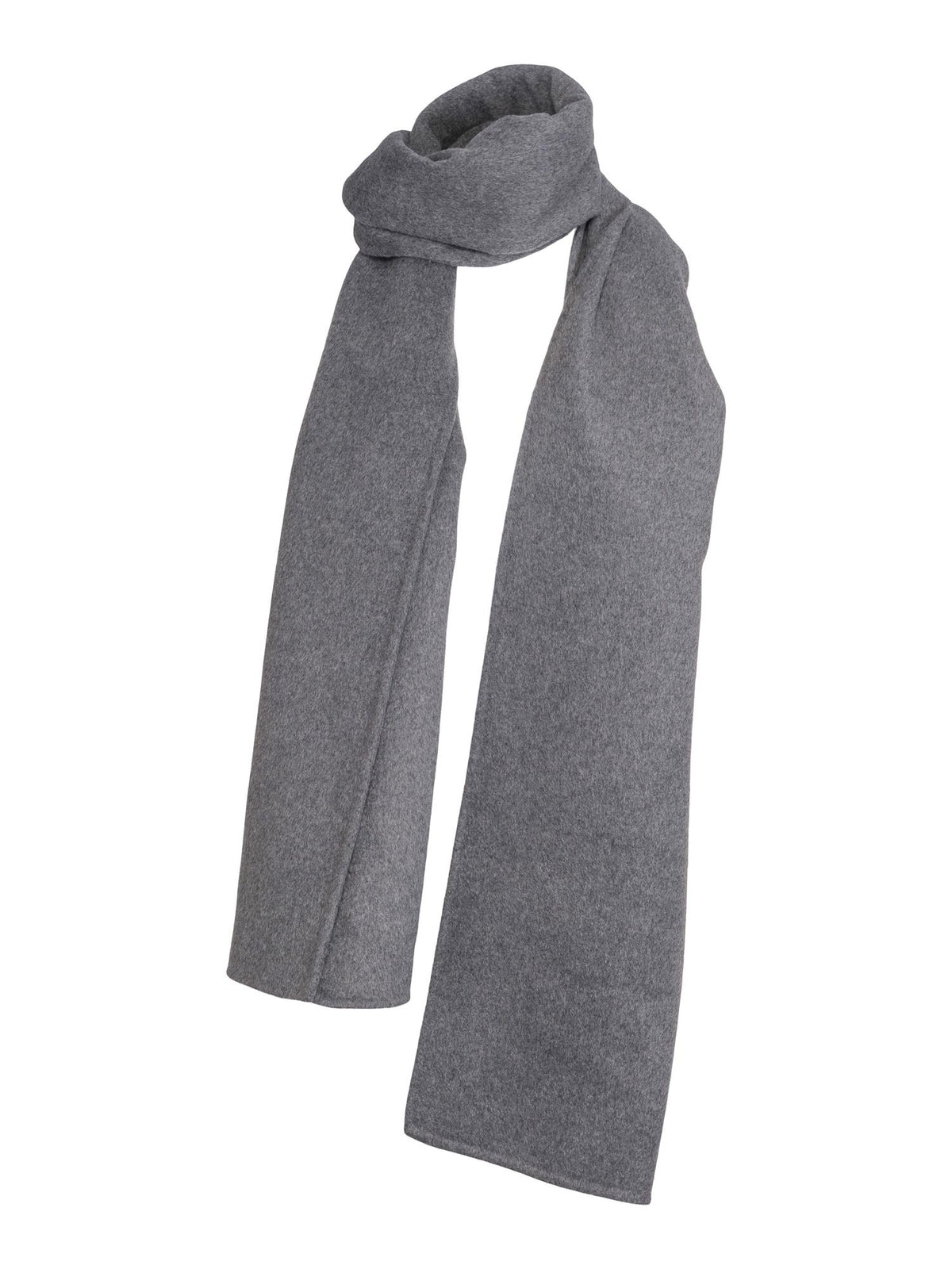 Sandy Wool Coat With Scarf