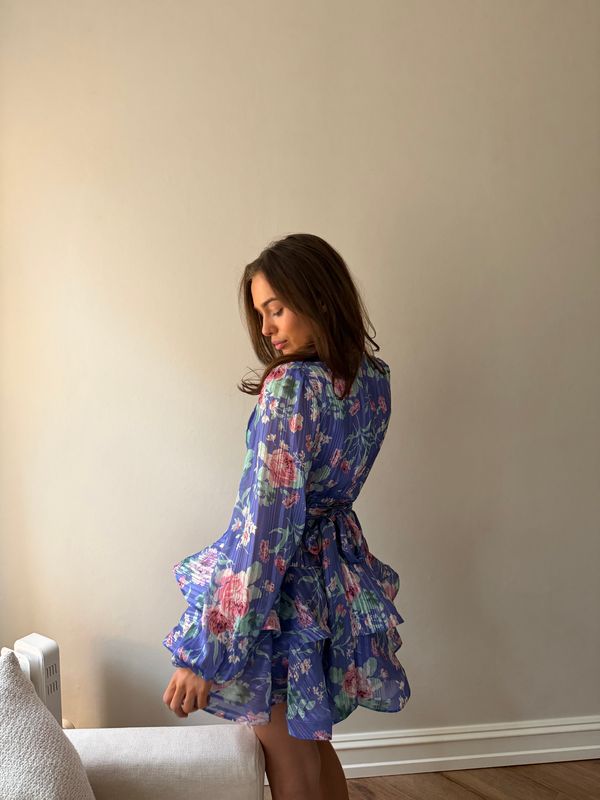 Asya Bedouin Dress - Violet Rosette