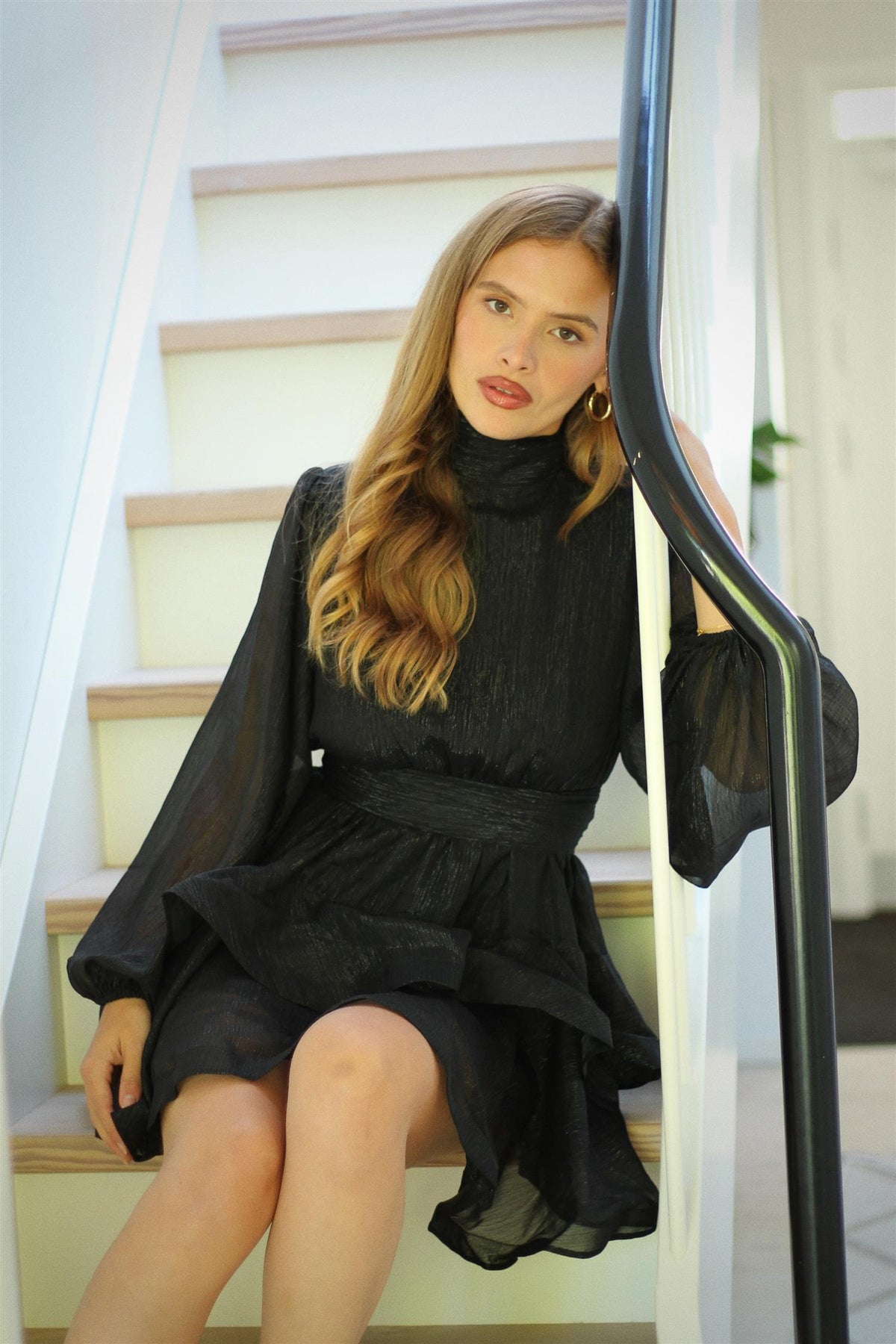 Kelly Minari Dress - Onyx