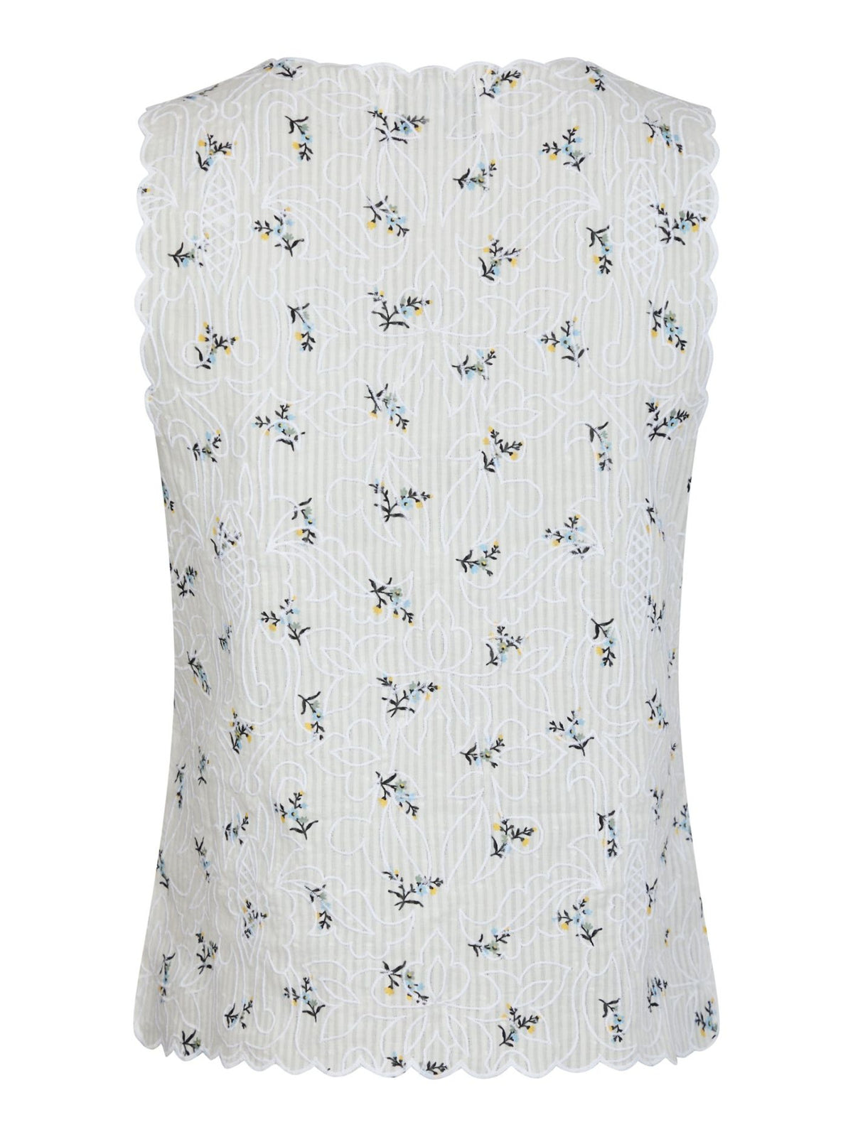 Bibi Embroidery Print Top