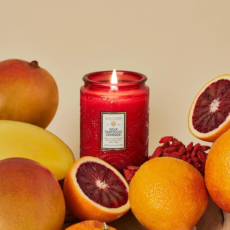 Small Jar Candle 156g - Goji Tarocco Orange