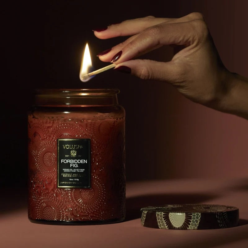 Large Jar Candle 510g - Forbidden Fig