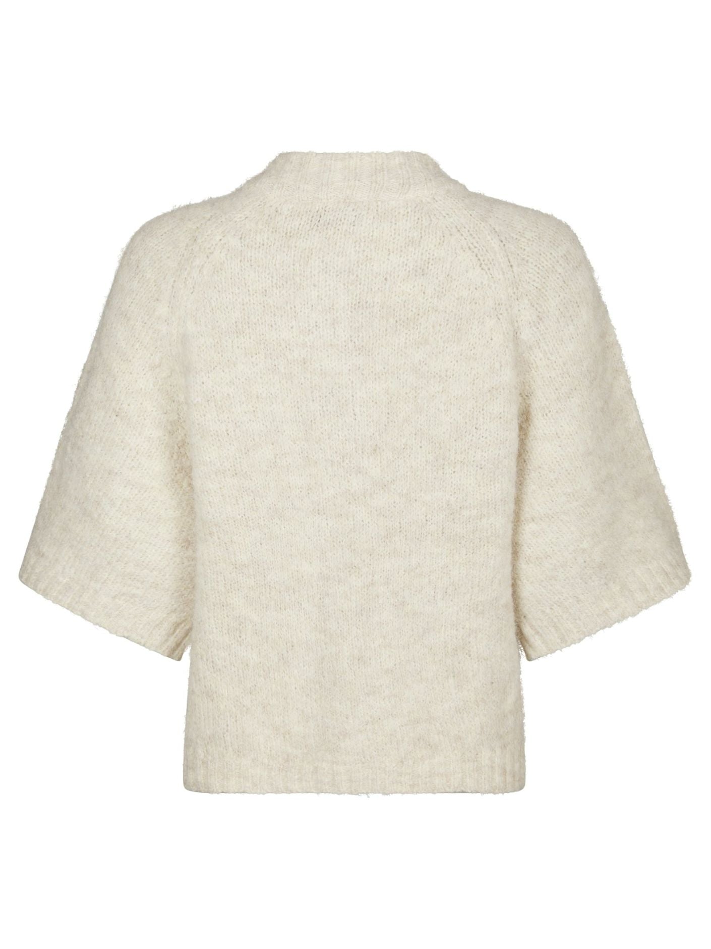 Benuta Fluffy Knit Cardigan - Ivory