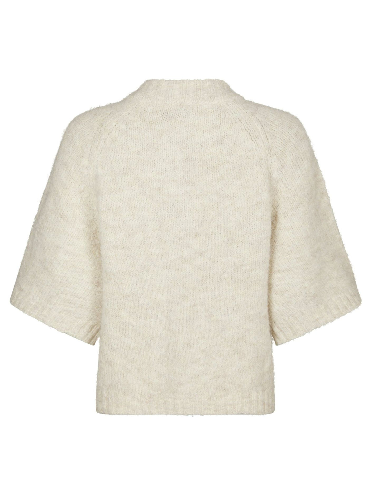 Benuta Fluffy Knit Cardigan - Ivory