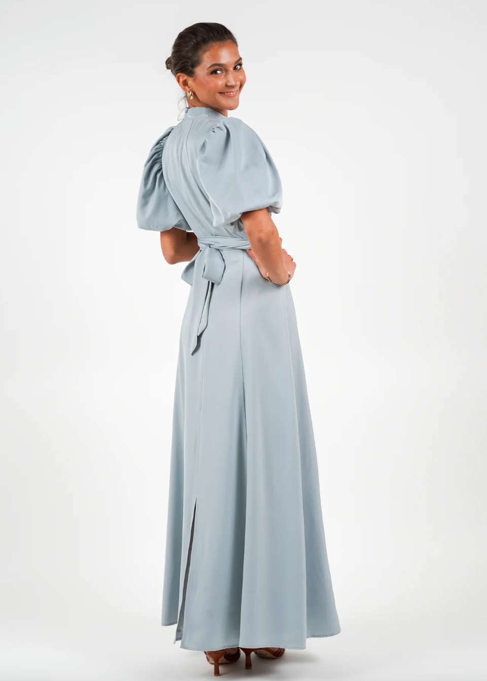 Holly Long Dress - Light Blue