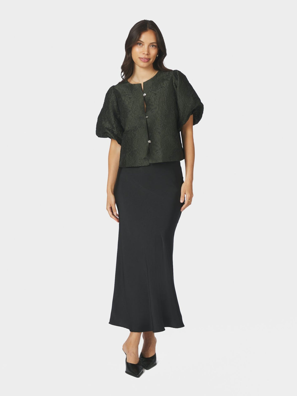 Aisa Soft Brocade Blouse
