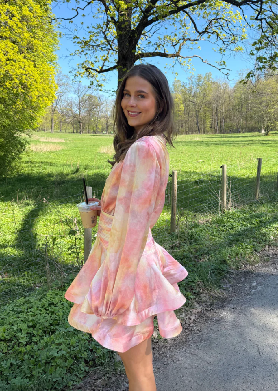 Amira Bedouine Dress - Bloomy Splash