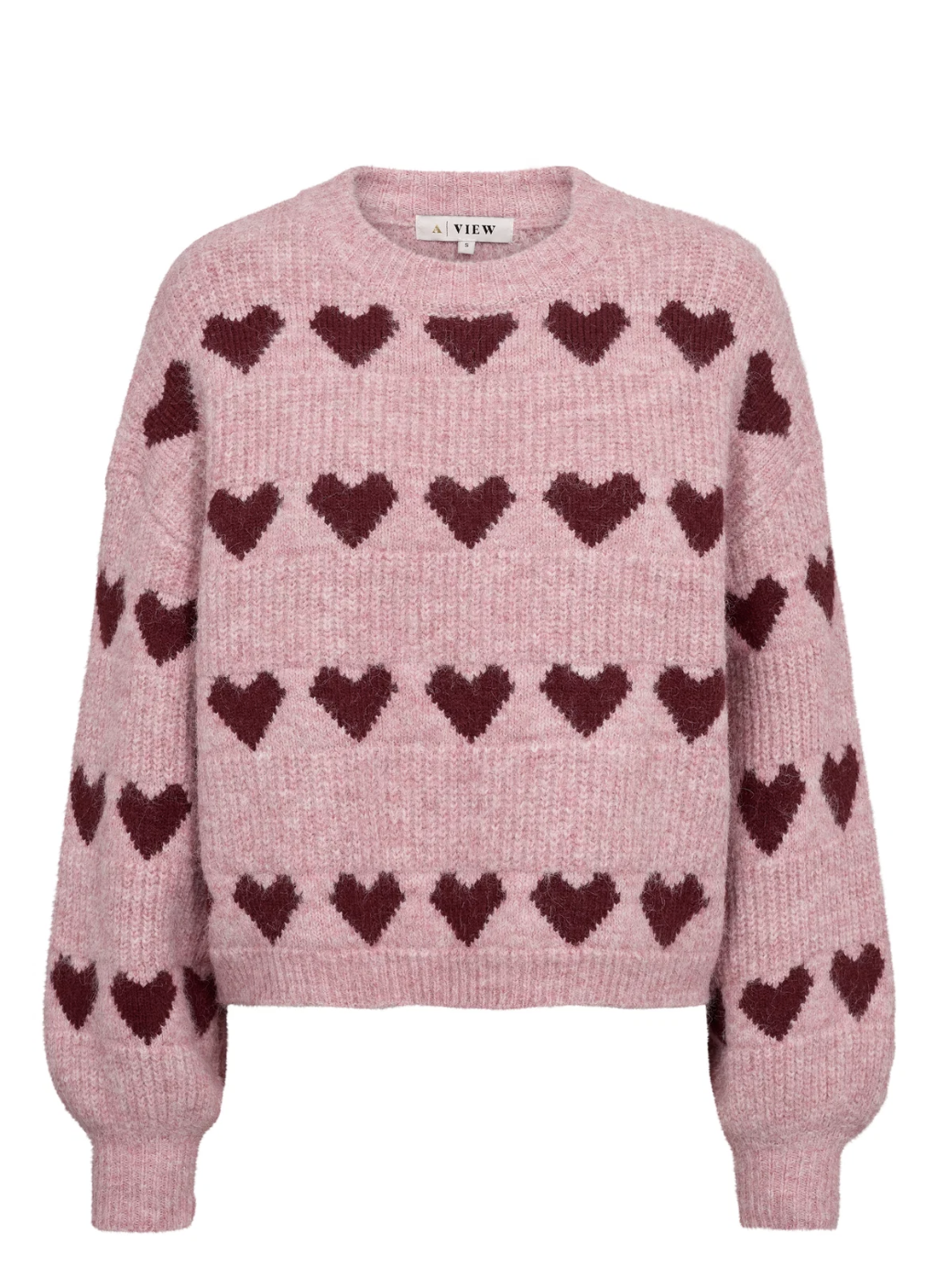 Heart Knit Pullover