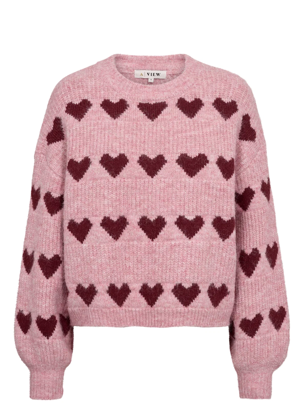 Heart Knit Pullover