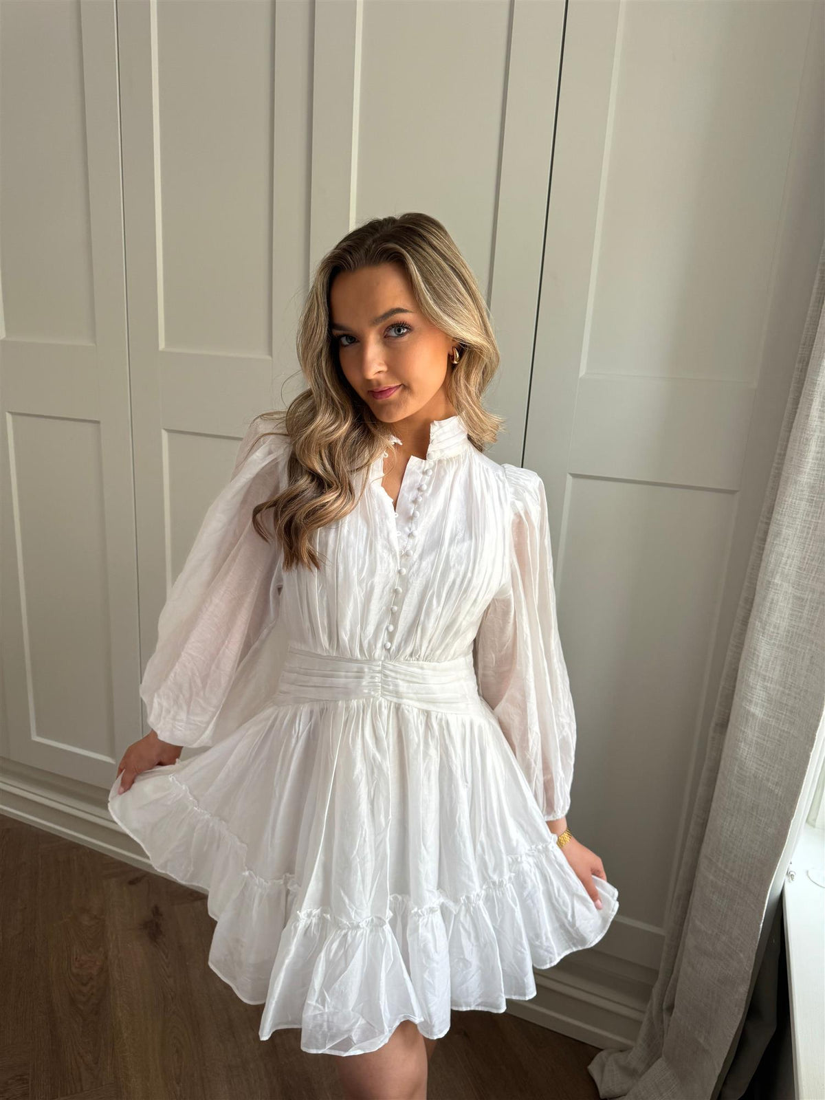 Vanity Short Dress - White
