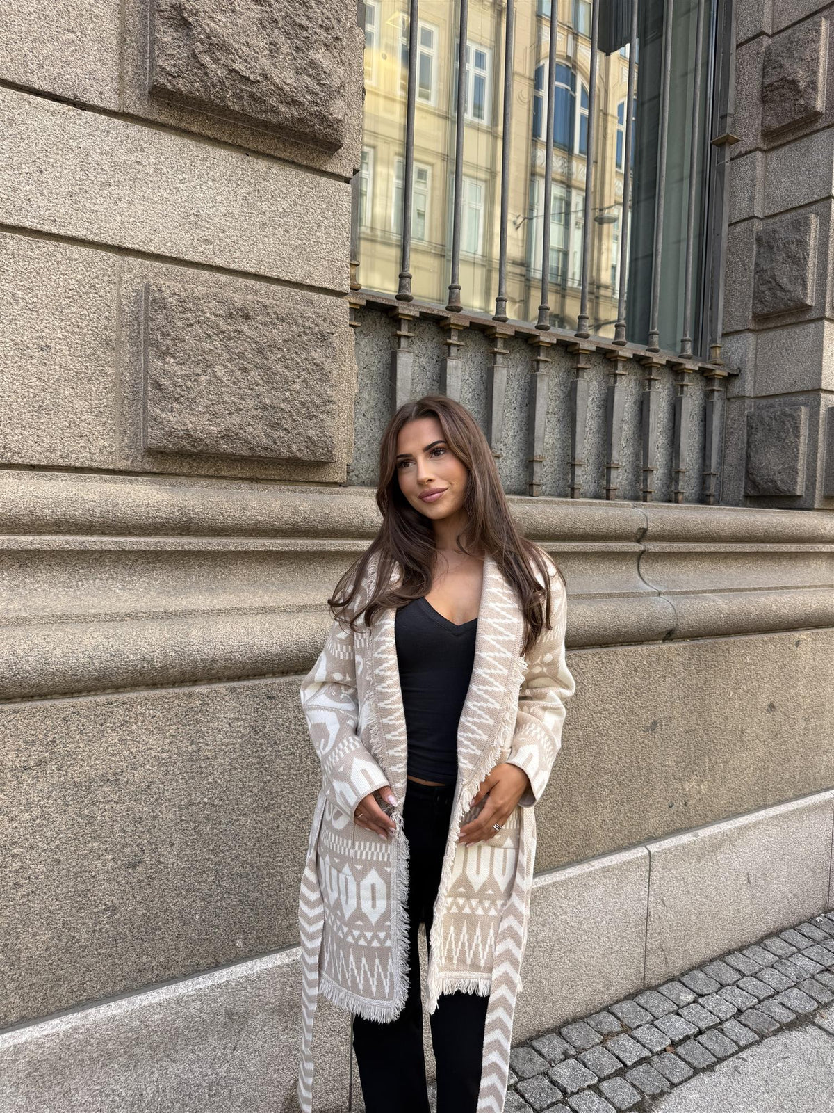 Fringe Jacket - Beige