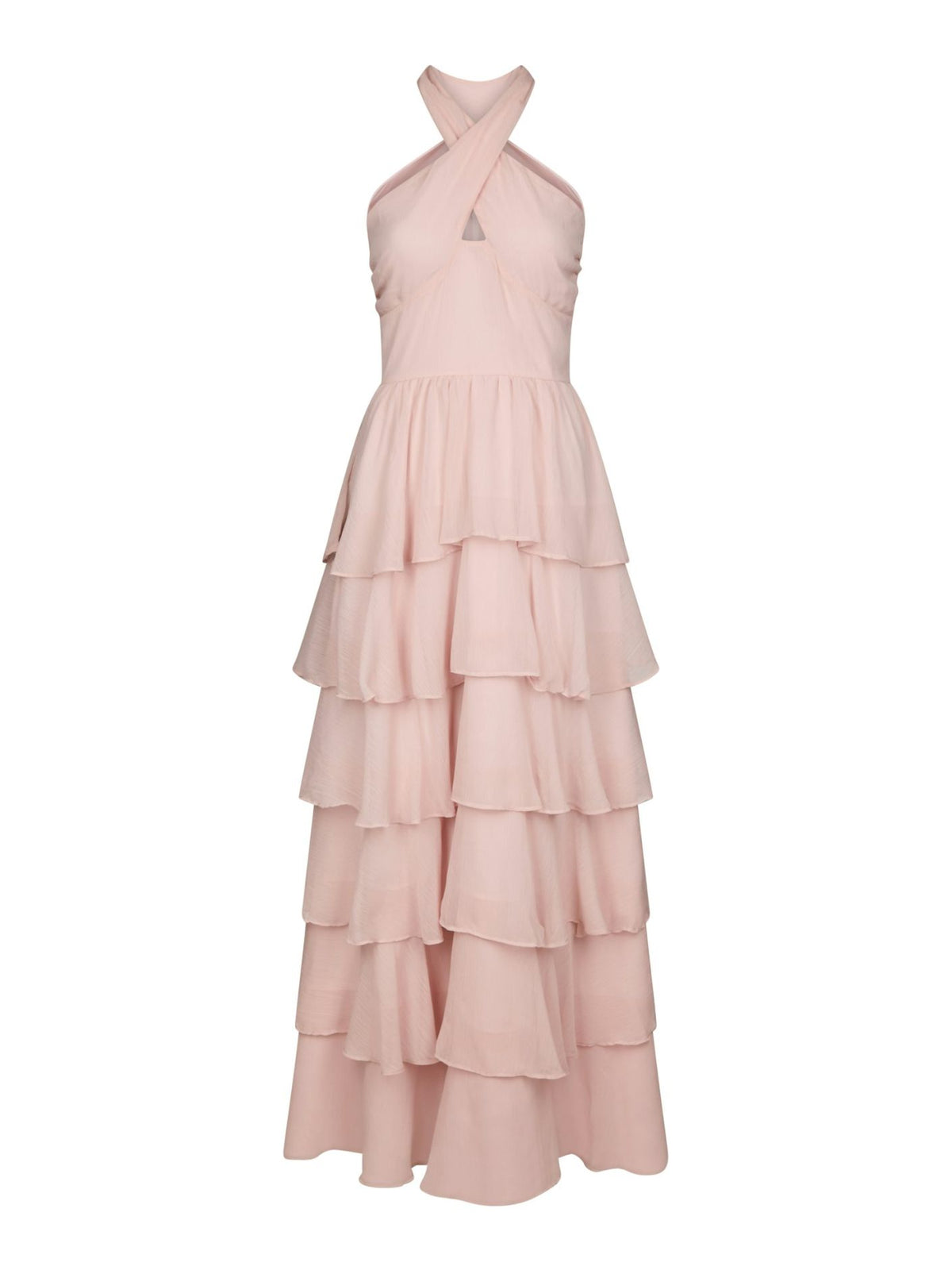 Cleoni Solid Chiffon Dress