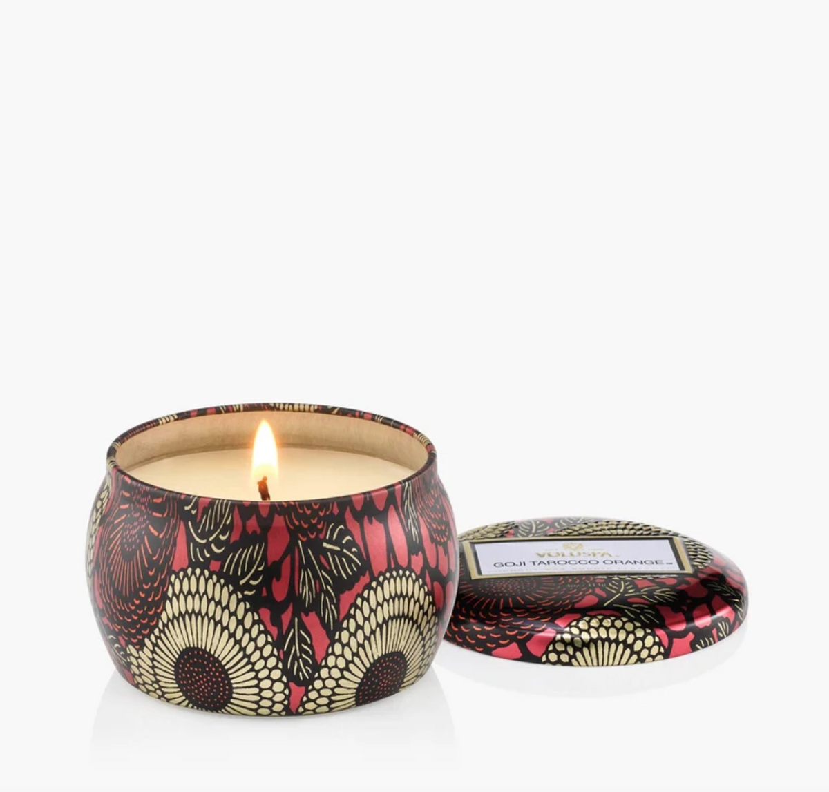 Mini Tin Candle 113g - Goji Tarocco Orange