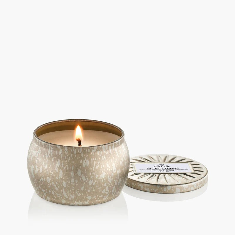 Mini Tin Candle 113g - Blond Tabac