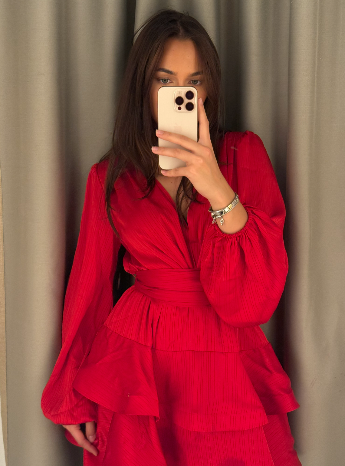 Asya Bedouin Dress - Flare Ruby