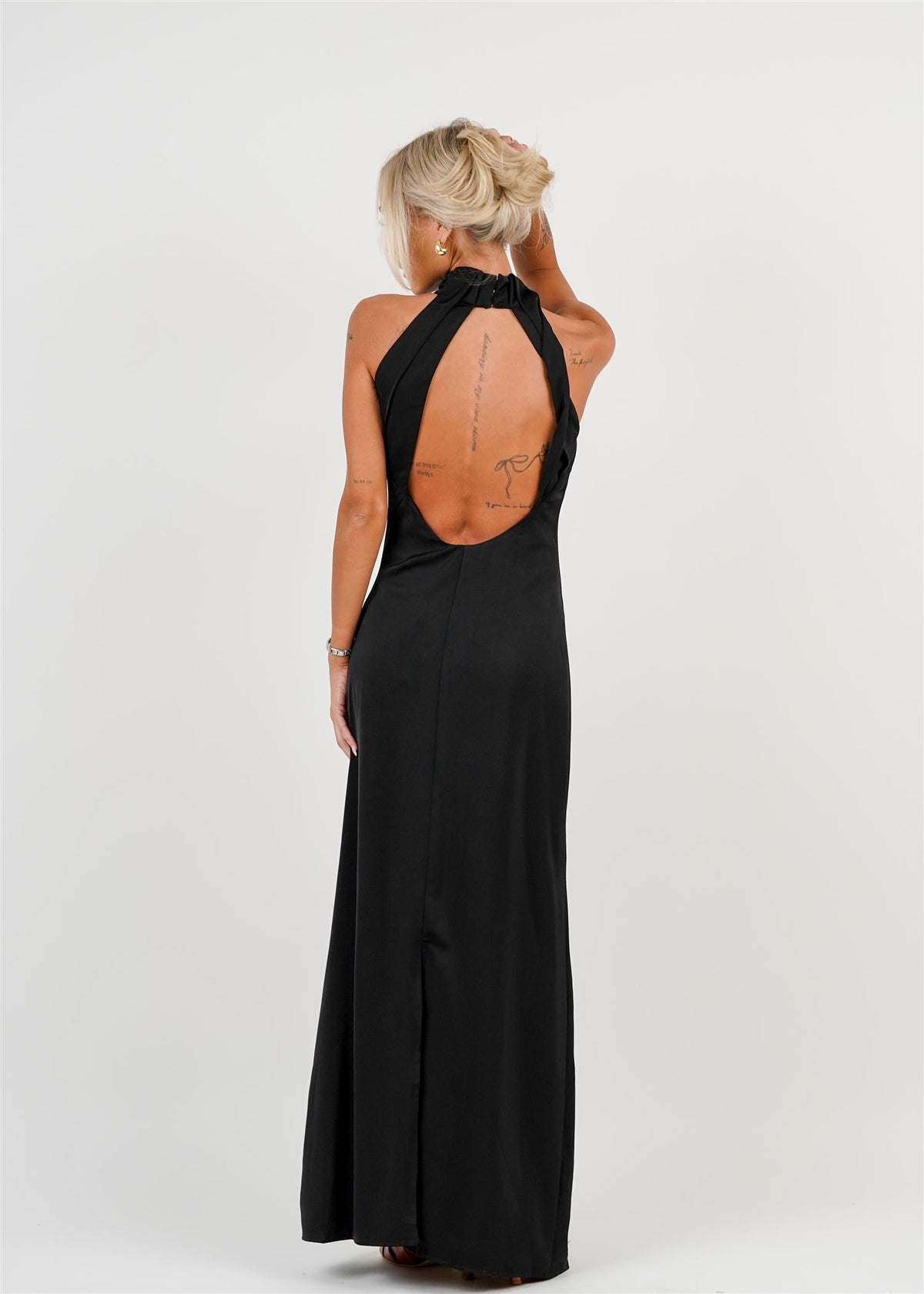 Celine Long Dress - Black