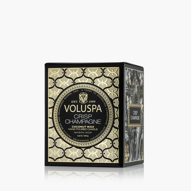 Classic Boxed Candle 269g Crisp Champagne