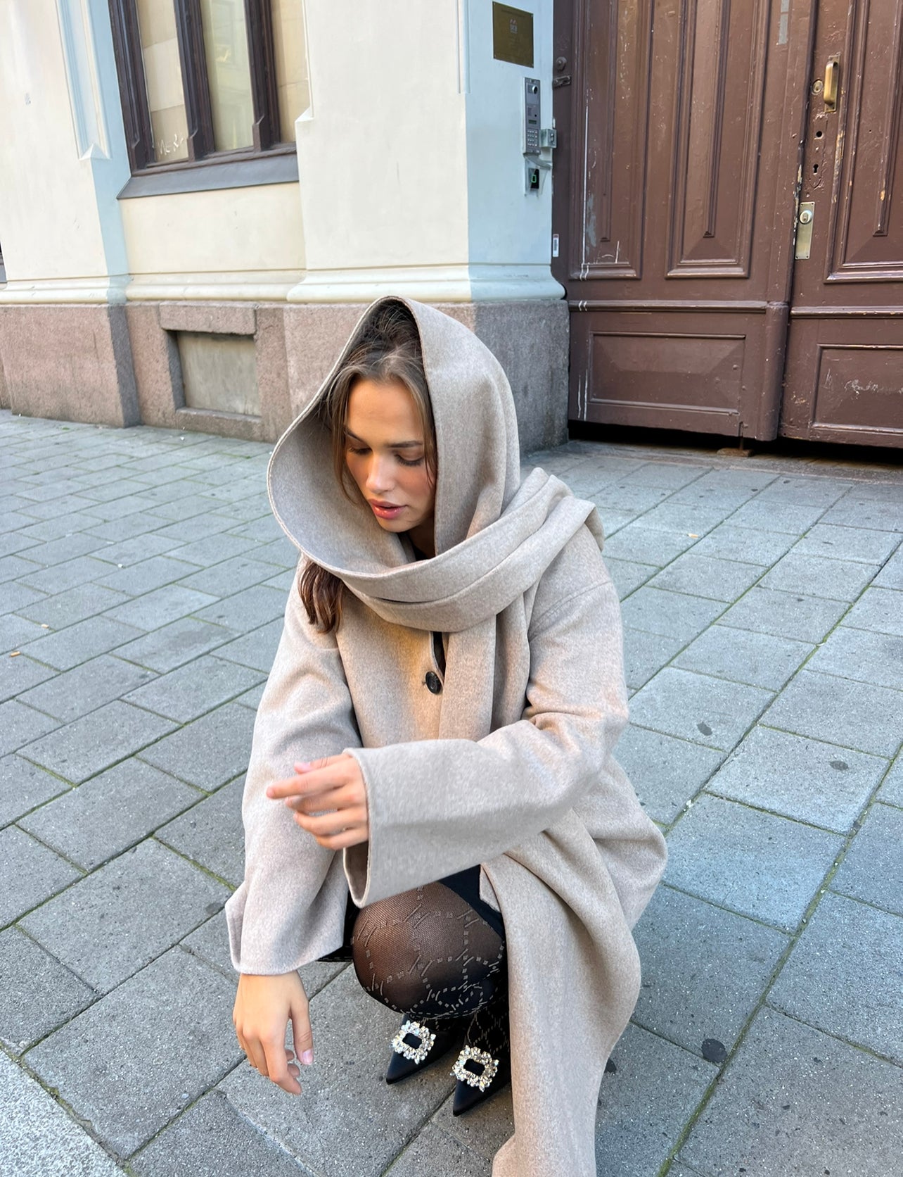 Sandy Wool Scarf - Tilbehør