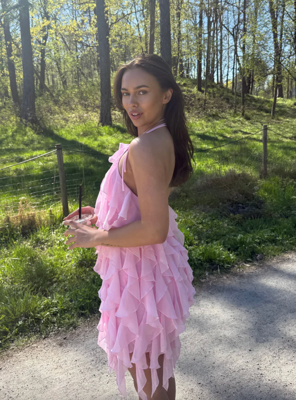 Tiana Mini Ruffle Dress