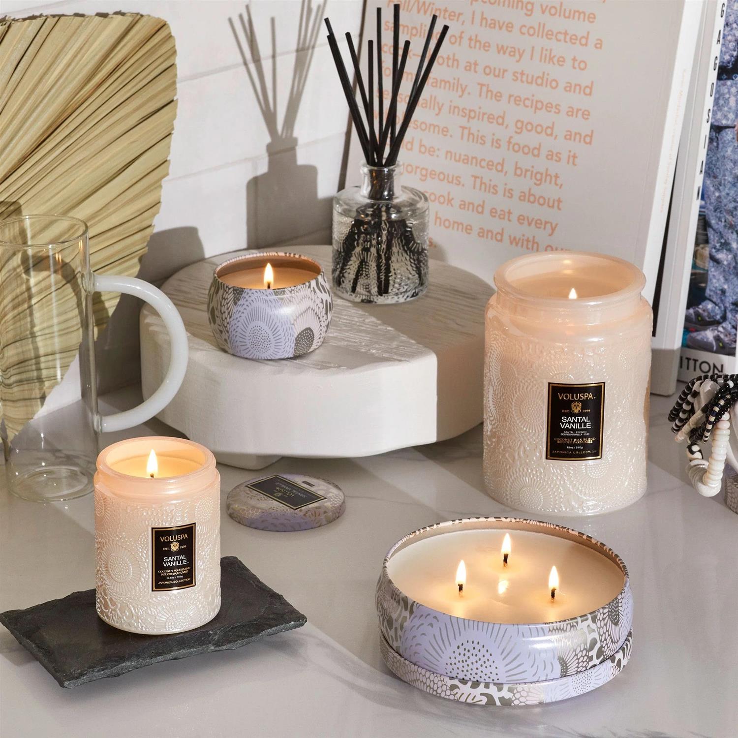 Large Jar Candle 510g - Santal Vanille