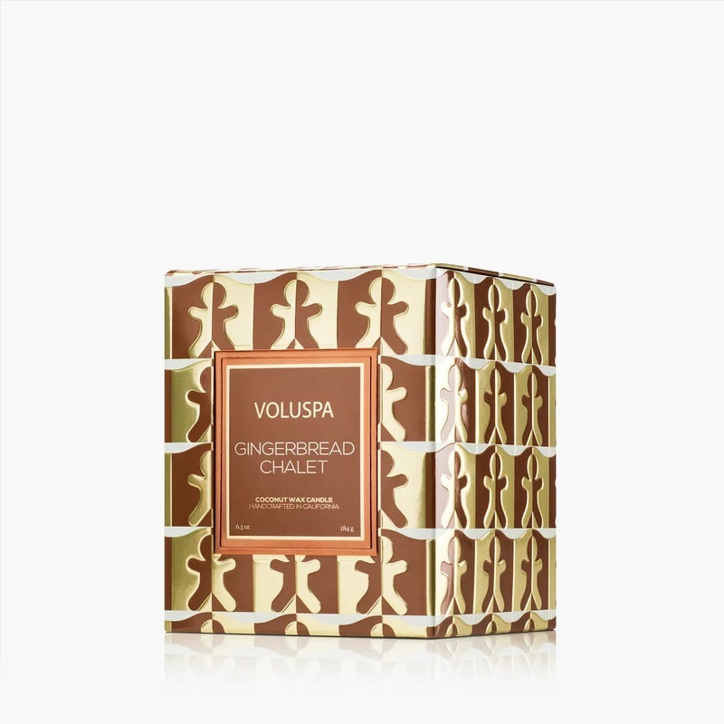 Classic Boxed Candle 184g - Gingerbread Chalet