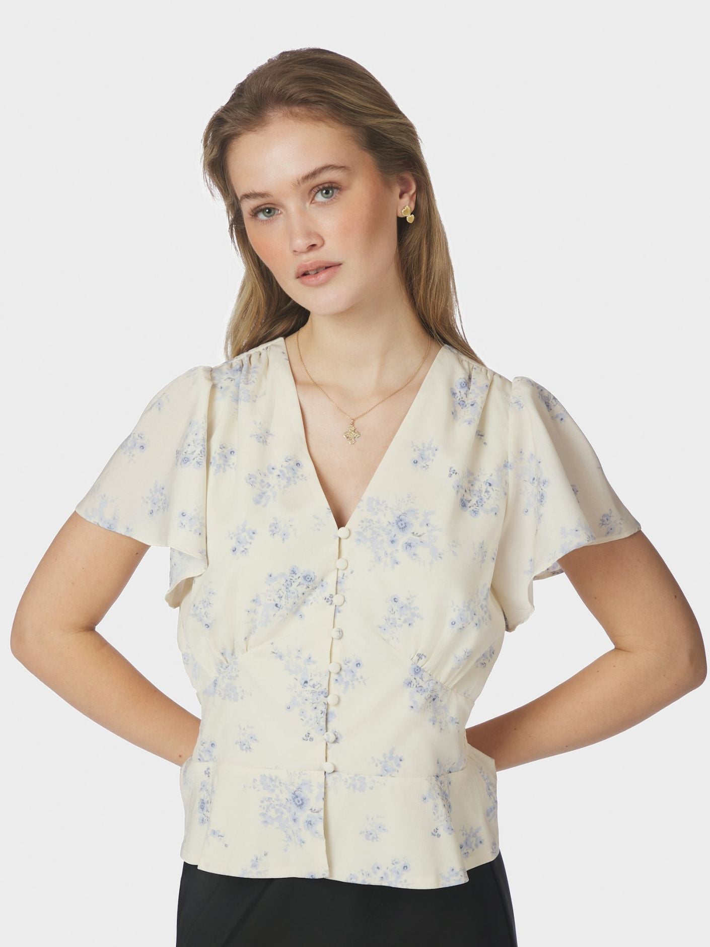 Jasmin Delicate Flower Blouse