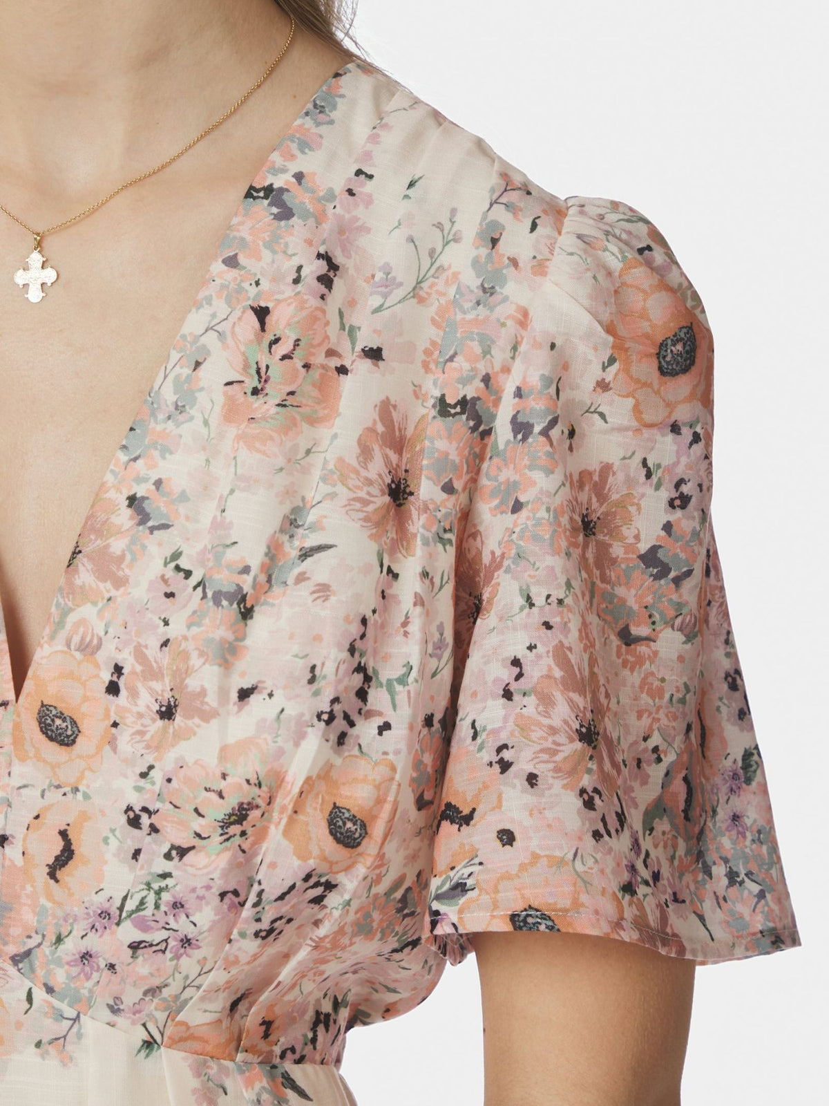 Serna Flower Print Dress