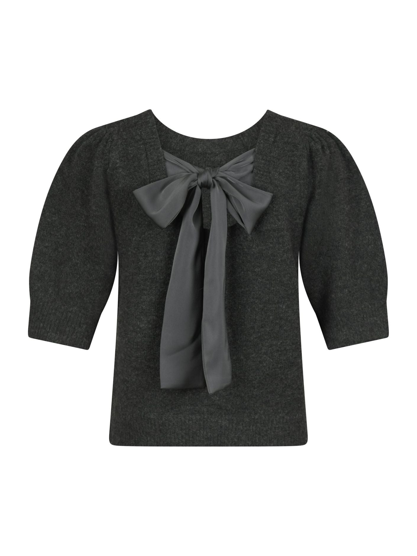 Martha Bow Knit Tee - Overdeler