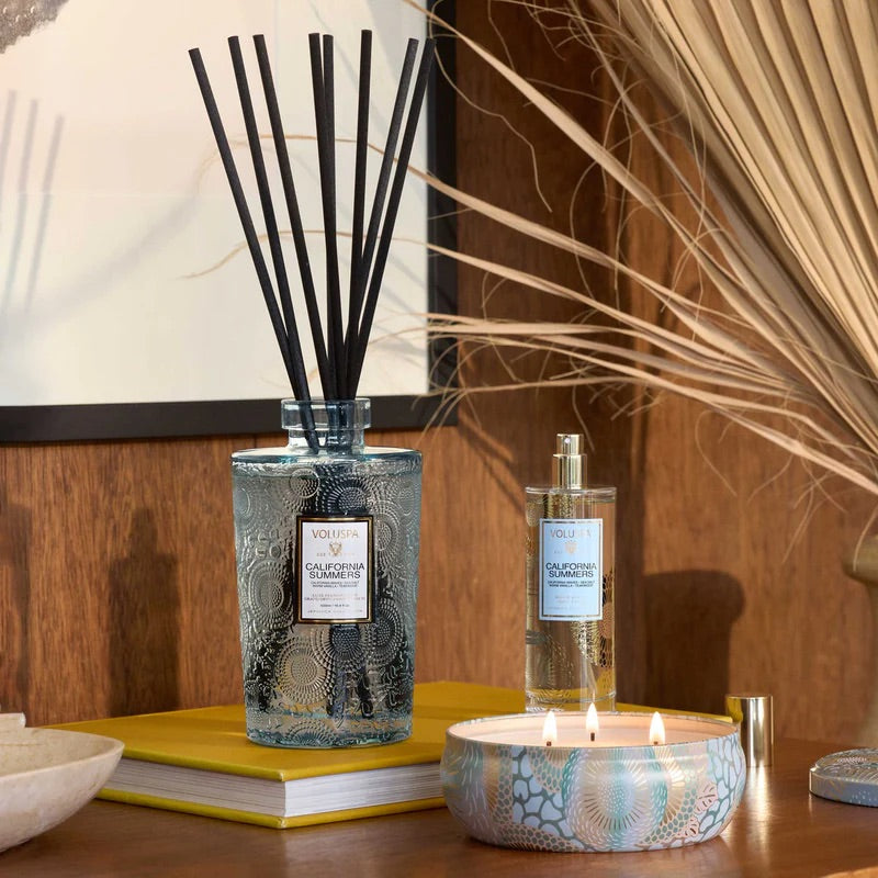 3-Wick Tin Candle 340g - California Summers - Tilbehør