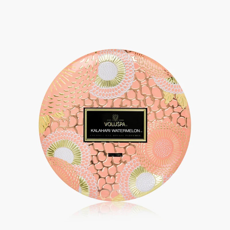 3-Wick Tin Candle 340g - Kalahari Watermelon - Tilbehør