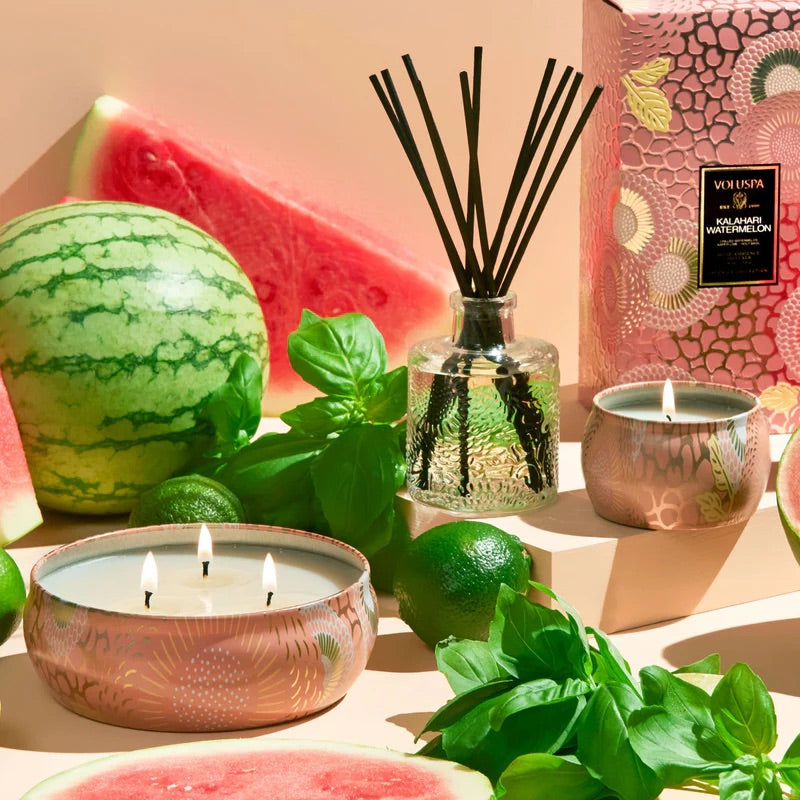 3-Wick Tin Candle 340g - Kalahari Watermelon - Tilbehør